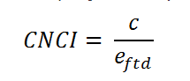  Category Normalized Citation Impact (CNCI)