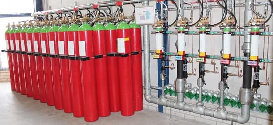 سیستم اطفای گازی اتش و گاز Fire-Gas.com