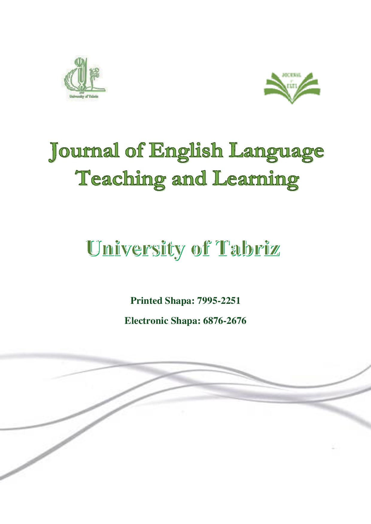 Journal of English Language Teaching and Learning