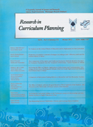 CURRICULUM PLANNING KNOWLEDGE & RESEARCH IN EDUCATIONAL SCIENCES