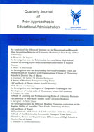 JOURNAL OF NEW APPROACH IN EDUCATIONAL ADMINISTRATION