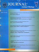 JOURNAL OF ANIMAL BIOLOGY