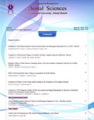 JOURNAL OF RESEARCH IN DENTAL SCIENCES