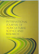 INTERNATIONAL JOURNAL OF AGRICULTURAL SCIENCE AND RESEARCH