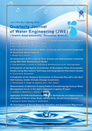 JOURNAL OF WATER ENGINEERING (JWE)