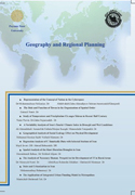 GEOGRAPHY AND REGIONAL PLANNING