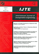 INTERNATIONAL JOURNAL OF TRANSPORTATION ENGINEERING