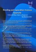 BREEDING AND AQUACULTURE SCIENCES QUARTERLY