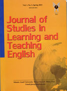 JOURNALS OF STUDIES IN LEARNING AND TECHING ENGLISH