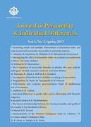 JOURNAL OF PERSONALITY & INDIVIDUAL DIFFERENCES