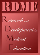 RESEARCH AND DEVELOPMENT IN MEDICAL EDUCATION