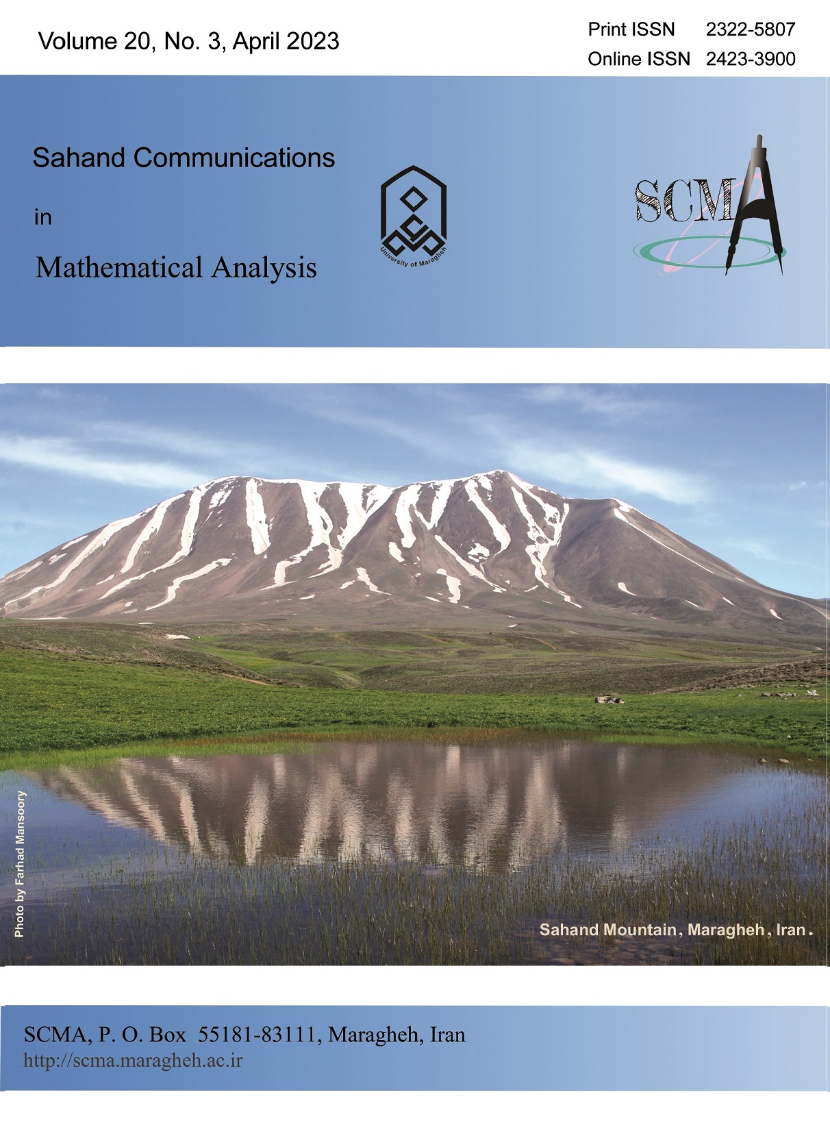 SAHAND COMMUNICATIONS IN MATHEMATICAL ANALYSIS (SCMA)