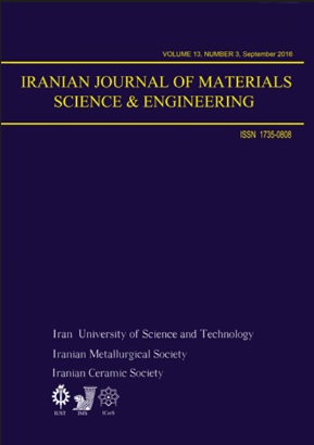 Iranian Journal of Materials Science and Engineering