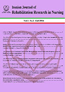 Iranian Journal of Rehabilitation Research in Nursing