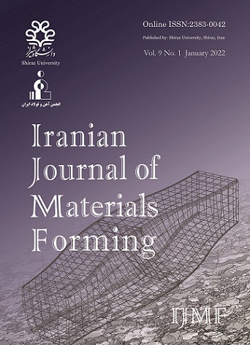 IRANIAN JOURNAL OF MATERIALS FORMING