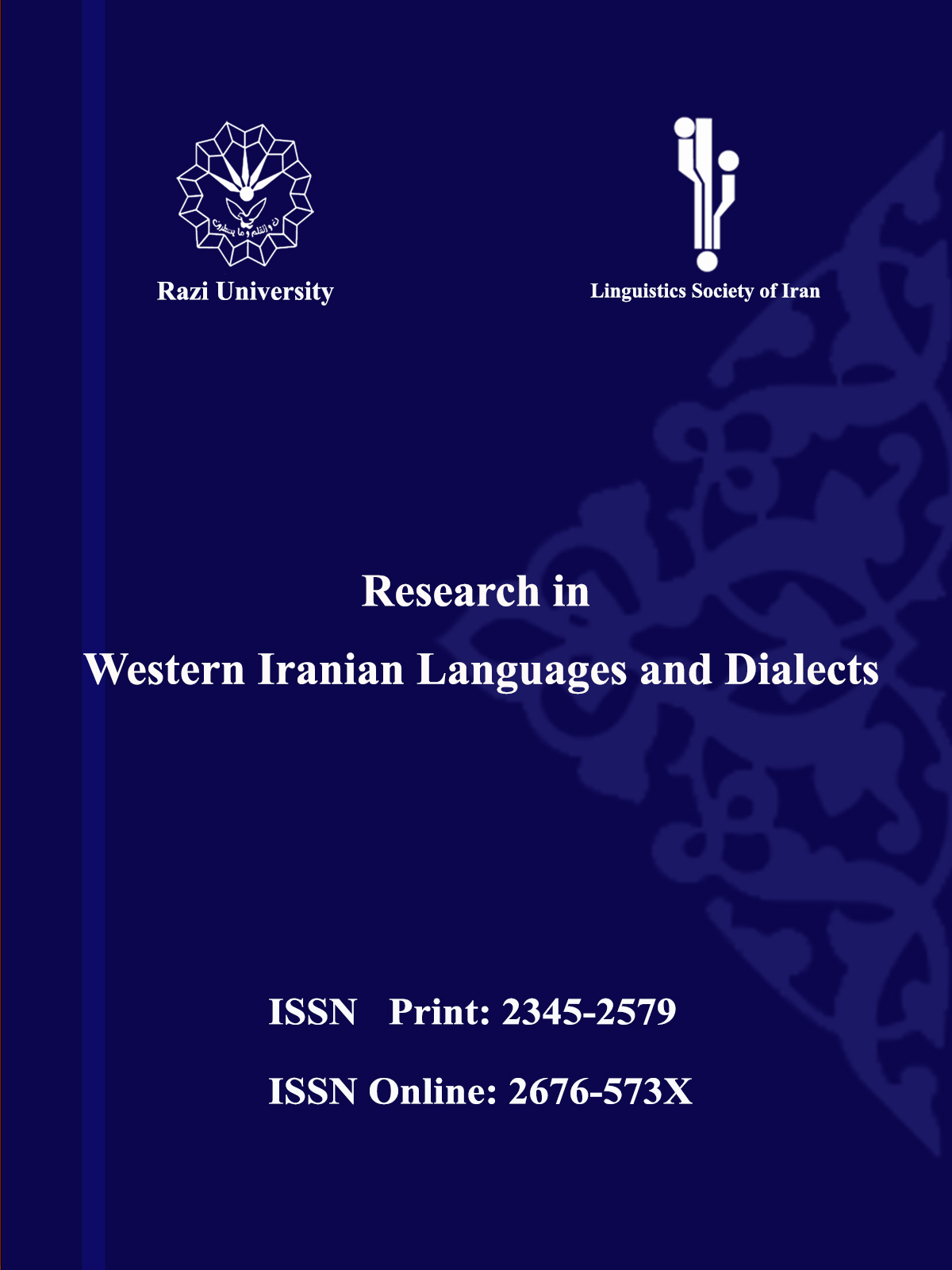 Research in Western Iranian Languages and Dialects