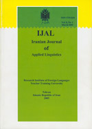 IRANIAN JOURNAL OF APPLIED LINGUISTICS (IJAL)