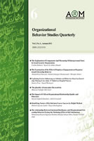 ORGANIZATIONAL BEHAVIOR STUDIES QUARTERLY