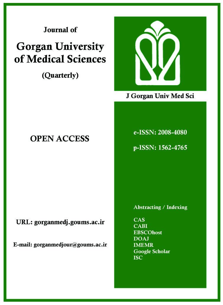 JOURNAL OF GORGAN UNIVERSITY OF MEDICAL SCIENCES