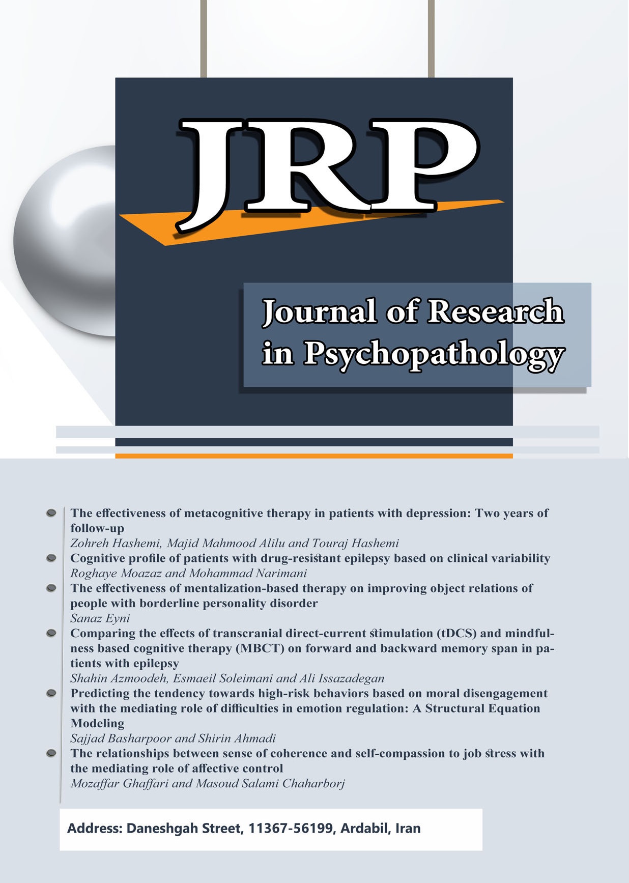 Journal of Research in Psychopathology