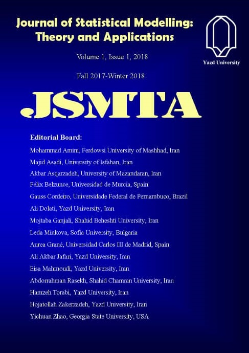 JOURNAL OF STATISTICAL MODELLING: THEORY AND APPLICATIONS