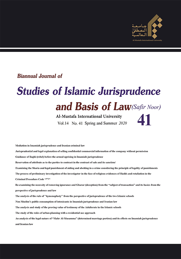 Studies of Islamic Jurisprudence and Basis of Law