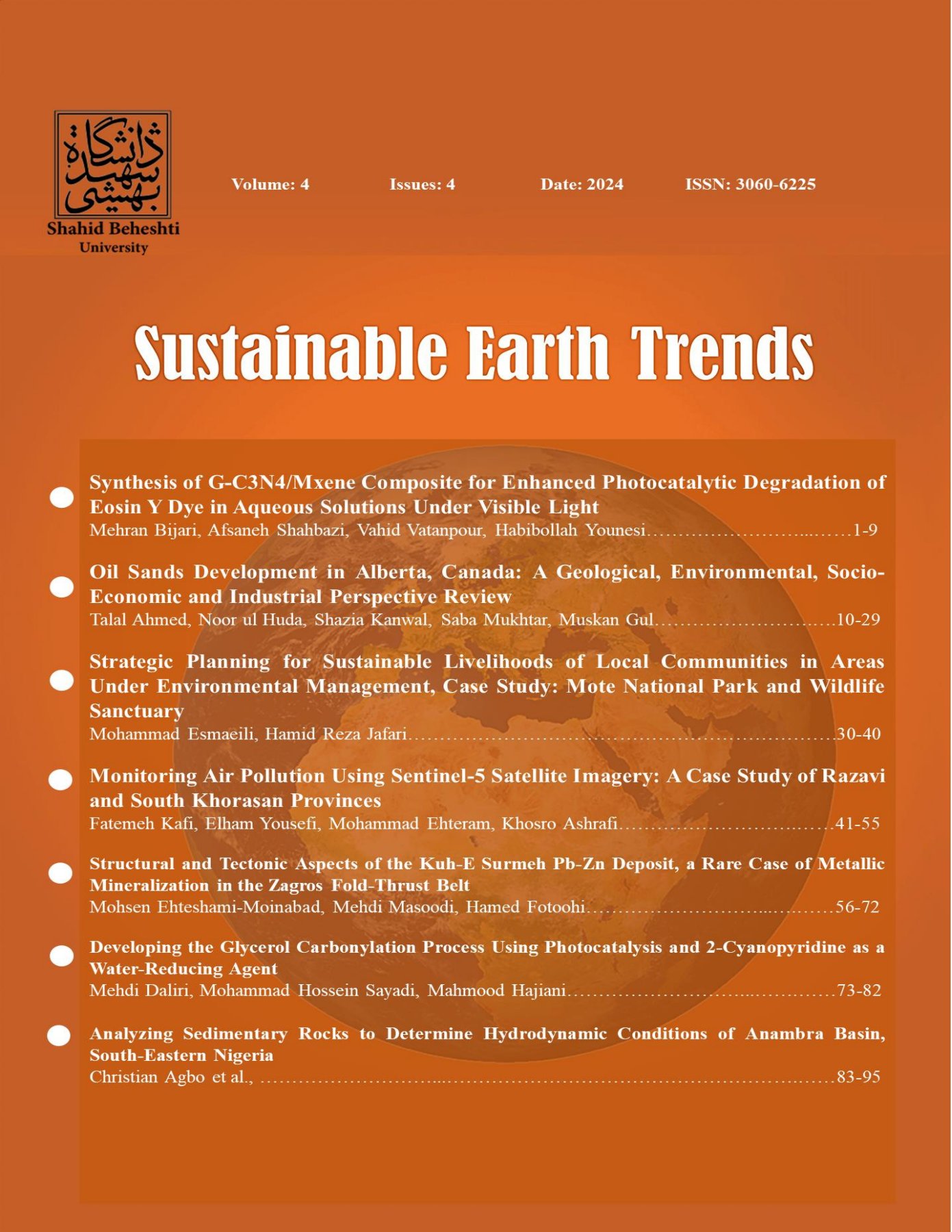 Sustainable Earth Trends