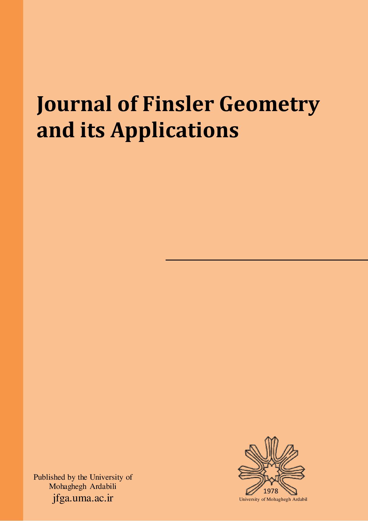 Journal of Finsler Geometry and its Applications