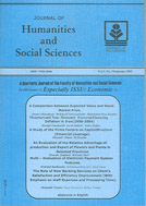 JOURNAL OF THE FACULTY OF HUMANITIES AND SOCIAL SCIENCES