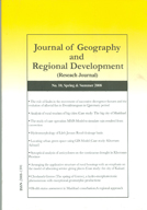 Journal of Geography and Regional Development