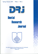 DENTAL RESEARCH JOURNAL (DRJ)